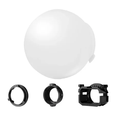 Neewer CRS6 Foldable Dome Diffuser with 3-Piece Adapter Set